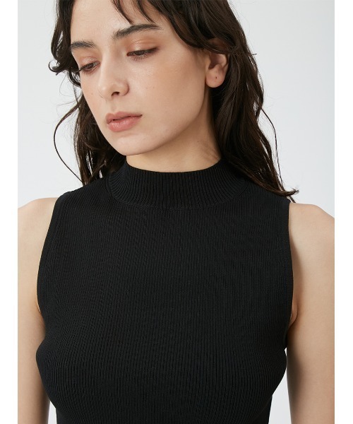 FRAY I.D(フレイアイディー)の「【pierre cardin】ハイネックニットタンク(ニット/セーター・レディース・ライトブルー/その他/ブラック/ホワイト・FREE)」の8枚目の写真