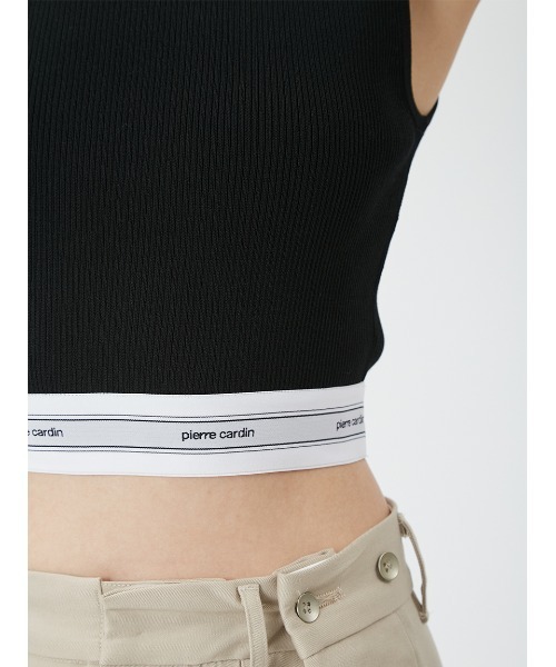 FRAY I.D(フレイアイディー)の「【pierre cardin】ハイネックニットタンク(ニット/セーター・レディース・ライトブルー/その他/ブラック/ホワイト・FREE)」の10枚目の写真