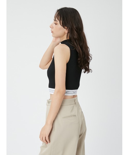 FRAY I.D(フレイアイディー)の「【pierre cardin】ハイネックニットタンク(ニット/セーター・レディース・ライトブルー/その他/ブラック/ホワイト・FREE)」の12枚目の写真