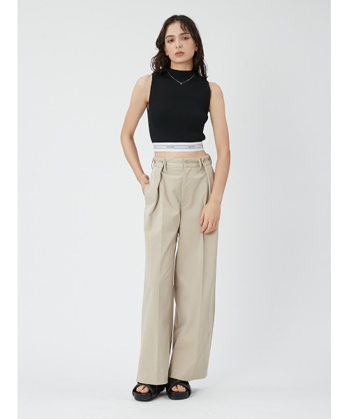 FRAY I.D(フレイアイディー)の「【pierre cardin】ハイネックニットタンク(ニット/セーター・レディース・ライトブルー/その他/ブラック/ホワイト・FREE)」の13枚目の写真