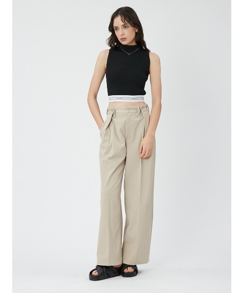 FRAY I.D(フレイアイディー)の「【pierre cardin】ハイネックニットタンク(ニット/セーター・レディース・ライトブルー/その他/ブラック/ホワイト・FREE)」の14枚目の写真
