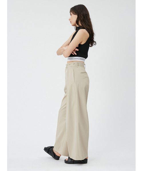 FRAY I.D(フレイアイディー)の「【pierre cardin】ハイネックニットタンク(ニット/セーター・レディース・ライトブルー/その他/ブラック/ホワイト・FREE)」の16枚目の写真