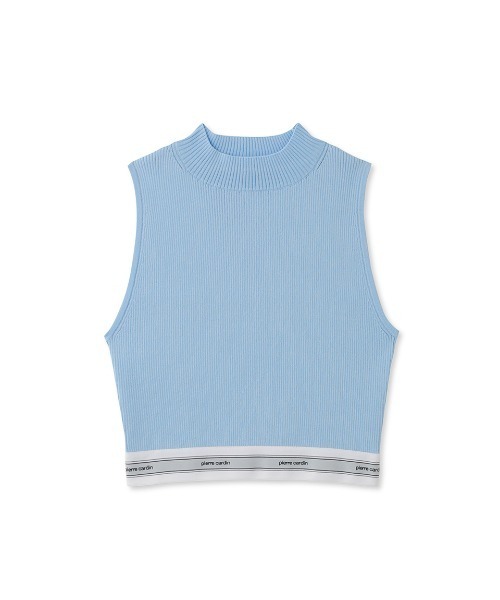 FRAY I.D(フレイアイディー)の「【pierre cardin】ハイネックニットタンク(ニット/セーター・レディース・ライトブルー/その他/ブラック/ホワイト・FREE)」の18枚目の写真