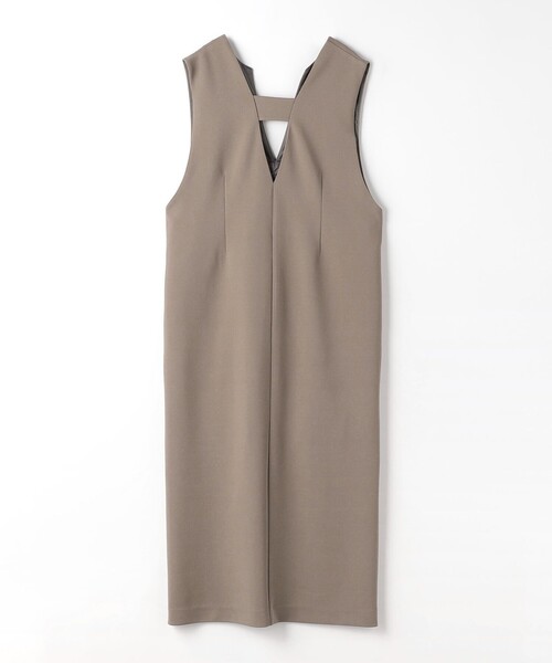 green label relaxing（グリーンレーベルリラクシング）の「ジョーゼット ジャンパースカート（ワンピース・レディース・ブラック/モカ/ネイビー・FREE）」の15枚目の写真