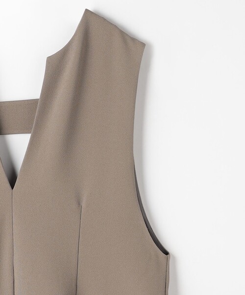 green label relaxing（グリーンレーベルリラクシング）の「ジョーゼット ジャンパースカート（ワンピース・レディース・ブラック/モカ/ネイビー・FREE）」の17枚目の写真