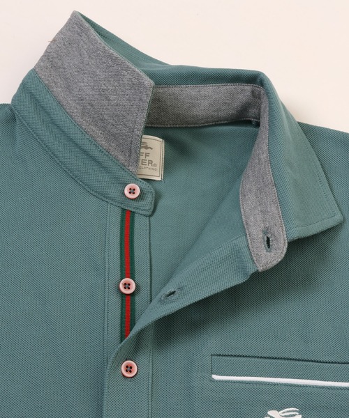 KRIFF MAYER（クリフメイヤー）の「ツアーポロ（ポロシャツ・メンズ・ピンク/ミント/ネイビー/ブラック/オフホワイト/グレー/ブルー/ダークグリーン/ターコイズブルー・SMALL/MEDIUM/LARGE/X-LARGE）」の11枚目の写真