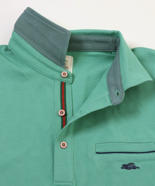 KRIFF MAYER（クリフメイヤー）の「ツアーポロ（ポロシャツ・メンズ・ピンク/ミント/ネイビー/ブラック/オフホワイト/グレー/ブルー/ダークグリーン/ターコイズブルー・SMALL/MEDIUM/LARGE/X-LARGE）」の15枚目の写真