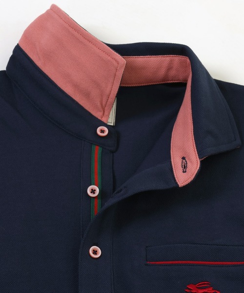 KRIFF MAYER（クリフメイヤー）の「ツアーポロ（ポロシャツ・メンズ・ピンク/ミント/ネイビー/ブラック/オフホワイト/グレー/ブルー/ダークグリーン/ターコイズブルー・SMALL/MEDIUM/LARGE/X-LARGE）」の21枚目の写真