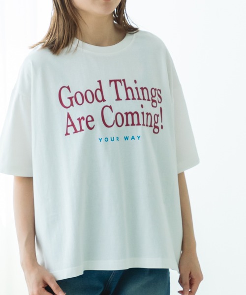 pairmanon(ペアマノン)の「【リンクコーデ】【ママサイズ】オリジナル プリントTシャツ(Tシャツ/カットソー・レディース・ブラック系その他/ホワイト系その他/ホワイト/ブルー系その他/ライトブルー/ライトベージュ/グレー系その他・FREE)」の1枚目の写真