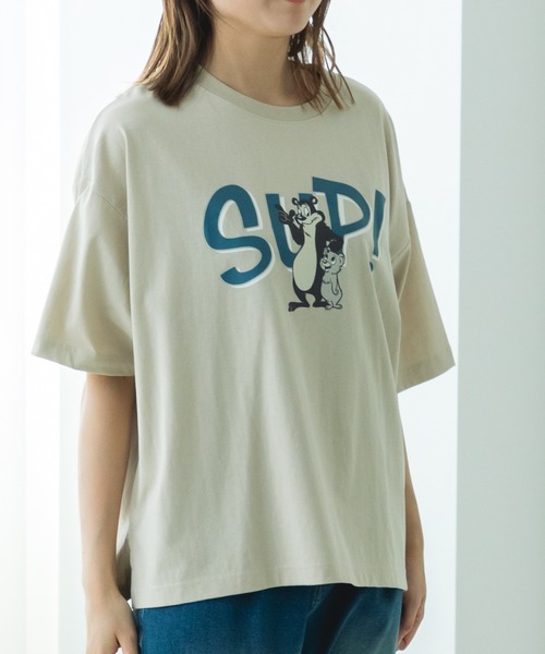 pairmanon(ペアマノン)の「【リンクコーデ】【ママサイズ】オリジナル プリントTシャツ(Tシャツ/カットソー・レディース・ブラック系その他/ホワイト系その他/ホワイト/ブルー系その他/ライトブルー/ライトベージュ/グレー系その他・FREE)」の16枚目の写真