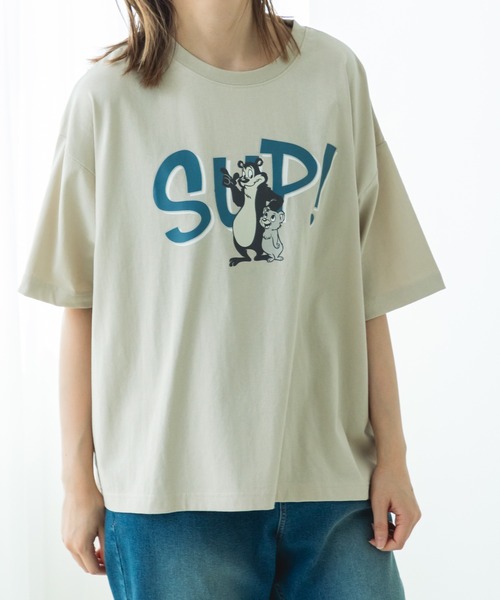pairmanon(ペアマノン)の「【リンクコーデ】【ママサイズ】オリジナル プリントTシャツ(Tシャツ/カットソー・レディース・ブラック系その他/ホワイト系その他/ホワイト/ブルー系その他/ライトブルー/ライトベージュ/グレー系その他・FREE)」の15枚目の写真