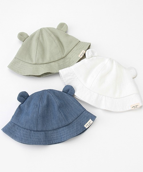petit main(プティマイン)の「アニマルハット(ハット・キッズ・ブルー/アイボリー/ライトグリーン・48cm/46cm)」の10枚目の写真