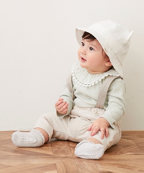 petit main(プティマイン)の「アニマルハット(ハット・キッズ・ブルー/アイボリー/ライトグリーン・48cm/46cm)」の14枚目の写真