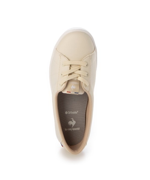 le coq sportif（ルコックスポルティフ）の「３ホールスタイルシューズ（LCSフルシュショート）（その他シューズ・レディース・ブラック/ホワイト/ベージュ/ブラック×ブラック・24.5cm/24cm/23.5cm/23cm/22.5cm）」の7枚目の写真