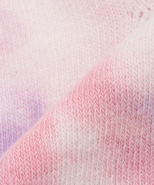 X-girl Stages（エックスガールステージス）の「ロゴ刺繍ルーズソックス（ソックス/靴下・キッズ・オフホワイト/マルチ/ラベンダー・19-21cm/17-19cm/15-17cm/13-15cm）」の9枚目の写真