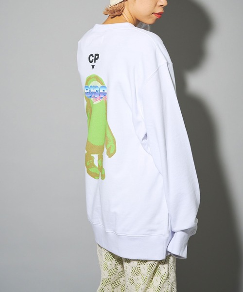 CIAOPANIC(チャオパニック)の「【ZOZO限定】【BNCP】モンスタープリントスウェット(スウェット・レディース・ホワイト/ブラック/杢グレー・M/L/XL)」の9枚目の写真