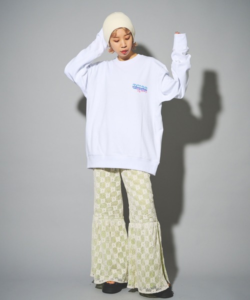 CIAOPANIC(チャオパニック)の「【ZOZO限定】【BNCP】モンスタープリントスウェット(スウェット・レディース・ホワイト/ブラック/杢グレー・M/L/XL)」の4枚目の写真