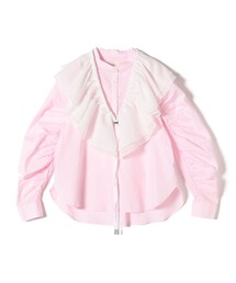 ⭐︎週末お値引⭐︎新品半額以下！シップス　SHIPS ブラウス　ピンク　綿100% SHIPS 公式サイト