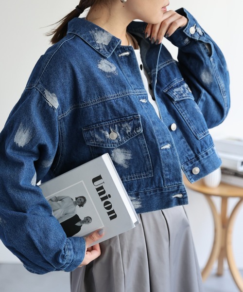 美品✨UGG アグ　デニムジャケット　Gジャン　フロントプリーツ　ジーンズ graphzero(グラフゼロ) 16オンス 右綾 1st 大戦モデル デニム