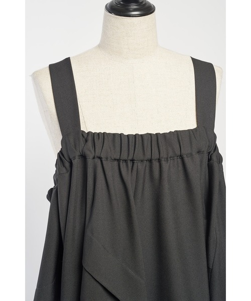 gomme（ゴム）の「Pツイル タッキュラージャンパースカート（スカート  