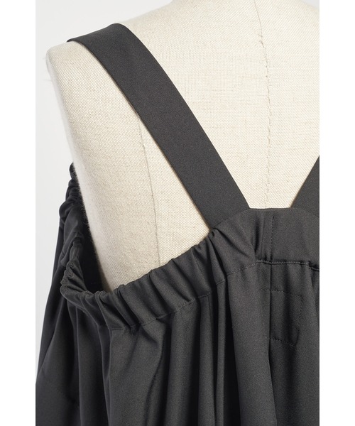 gomme（ゴム）の「Pツイル タッキュラージャンパースカート（スカート  