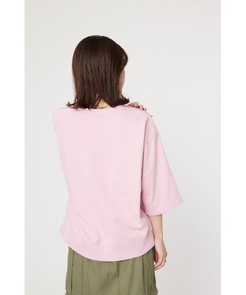 RODEO CROWNS WIDE BOWL（ロデオクラウンズワイドボウル）の「アソートショートスリーブスウェット（スウェット・レディース・ブルー/チャコールグレー/ライトピンク/グレー×ホワイト・FREE）」の15枚目の写真