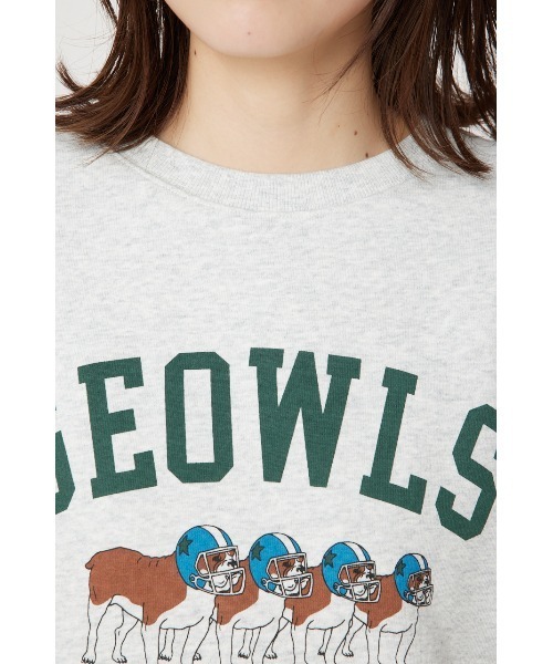 RODEO CROWNS WIDE BOWL（ロデオクラウンズワイドボウル）の「アソートショートスリーブスウェット（スウェット・レディース・ブルー/チャコールグレー/ライトピンク/グレー×ホワイト・FREE）」の9枚目の写真