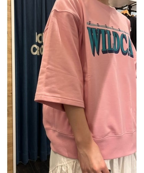 RODEO CROWNS WIDE BOWL（ロデオクラウンズワイドボウル）の「アソートショートスリーブスウェット（スウェット・レディース・ブルー/チャコールグレー/ライトピンク/グレー×ホワイト・FREE）」の21枚目の写真