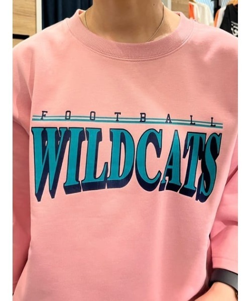 RODEO CROWNS WIDE BOWL（ロデオクラウンズワイドボウル）の「アソートショートスリーブスウェット（スウェット・レディース・ブルー/チャコールグレー/ライトピンク/グレー×ホワイト・FREE）」の19枚目の写真