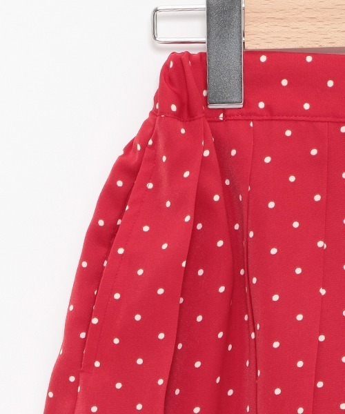 by LOVEiT(バイラビット)の「インパンつきハートポシェットドットプリーツスカート(スカート・キッズ・ブラック/レッド/オフホワイト/グリーン・120cm/130cm/140cm/150cm/160cm)」の14枚目の写真