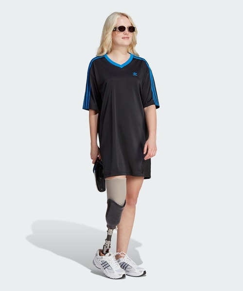 新品未使用☆adidas originalsブルーバージョン　ドレスワンピース adidas ブルーバージョンドレス ワンピース - メルカリ