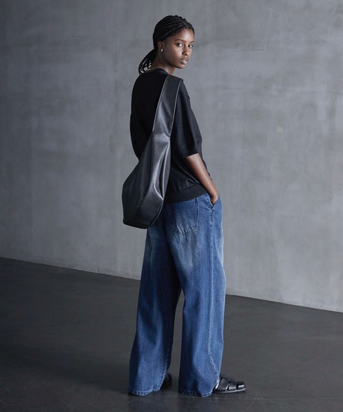 CALLNE】Tech Half Moon Shoulder Bag / テックハーフムーン