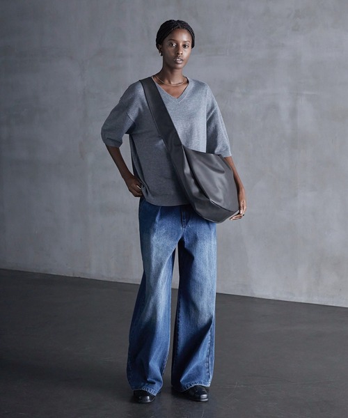 CTHY BIG HALF MOON SHOULDER BAG グレー CTHY まとめ BIG HALF MOON