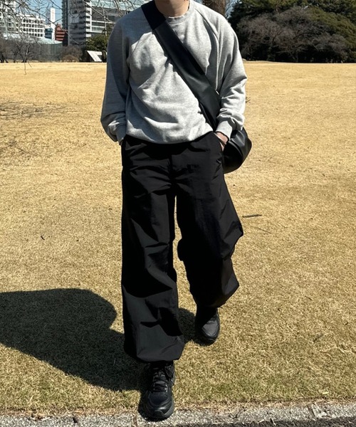 CALLNE（カルネ）の「【CALLNE】Tech Half Moon Shoulder Bag / テックハーフムーンショルダーバッグ（ショルダーバッグ・メンズ・ブラック系2/ブラック系1/ホワイト系1/グレー系1・FREE）」の12枚目の写真