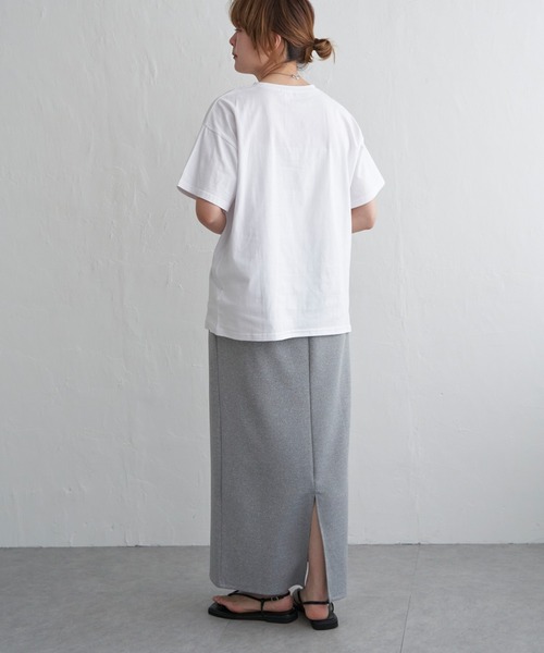 notch.(ノッチ)の「ベア天竺 キャットプリントTシャツ(Tシャツ/カットソー・レディース・ブラック/その他2・M)」の15枚目の写真