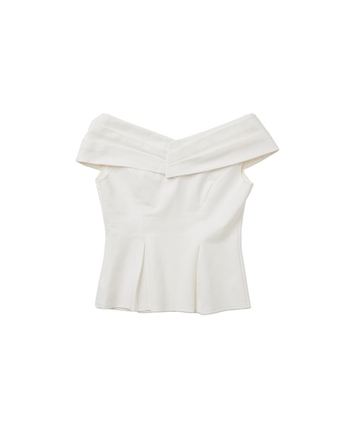 トップス herlipto Lily Shawl Peplum Top Lily Shawl Peplum Top（Tシャツ/カットソー）｜Her lip to
