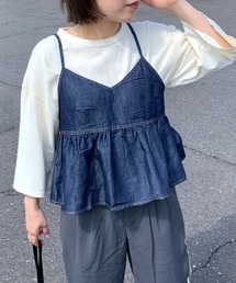 デニムキャミビスチェ