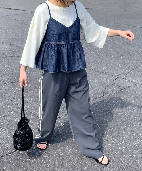 CRB（シーアールビー）の「デニムキャミビスチェ（ベスト・レディース・インディゴブルー/ブルー・F）」の13枚目の写真