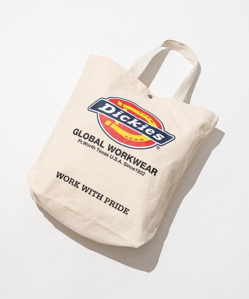 Dickies(ディッキーズ)の「Dickies ディッキーズ キャンバストートバッグ / DK LOGO TC CANVAS TOTE BAG(トートバッグ・メンズ・レッド/ネイビー/オフホワイト/ブラック・FREE)」の17枚目の写真