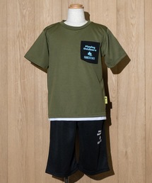 LOGOS（ロゴス）の「【30】〔LOGOS/ロゴス〕DRYメッシュ 半袖Tシャツ × ハーフパンツ セットアップ（アンサンブル）」