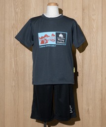 LOGOS（ロゴス）の「【30】〔LOGOS/ロゴス〕DRYメッシュ 半袖Tシャツ × ハーフパンツ セットアップ（アンサンブル）」