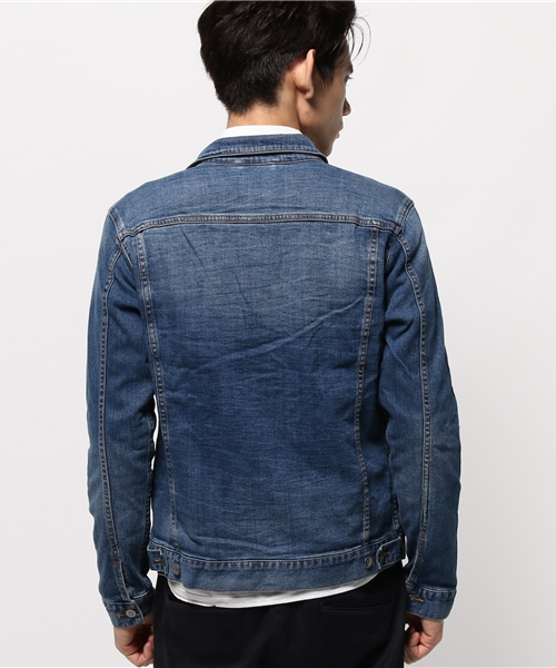 WEGO（ウィゴー）の「WEGO/ライクラデニムストレッチジャケット（デニムジャケット・メンズ・インディゴブルー/ライトインディゴブルー/ダークインディゴブルー・LARGE/MEDIUM）」の16枚目の写真