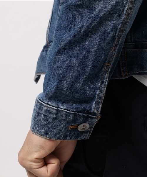 WEGO（ウィゴー）の「WEGO/ライクラデニムストレッチジャケット（デニムジャケット・メンズ・インディゴブルー/ライトインディゴブルー/ダークインディゴブルー・LARGE/MEDIUM）」の9枚目の写真