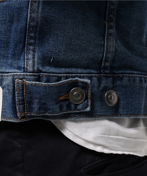 WEGO（ウィゴー）の「WEGO/ライクラデニムストレッチジャケット（デニムジャケット・メンズ・インディゴブルー/ライトインディゴブルー/ダークインディゴブルー・LARGE/MEDIUM）」の12枚目の写真