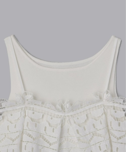 Olu.（オルドット）の「スカラップレースビスチェセット（ベスト・レディース・ブラック/ホワイト・FREE）」の13枚目の写真