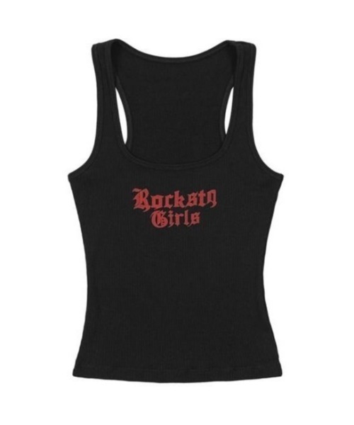 ROCKSTA（ロックスタ）の「ストリートブランド ROCKSTA ロックスター Hottie Tank Top ロゴタンクトップ ノー