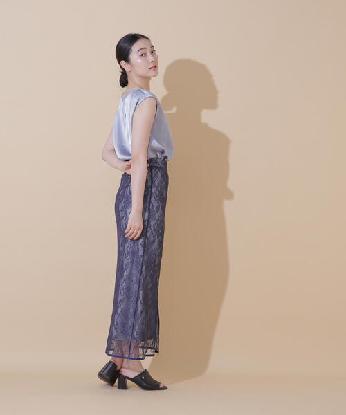 セール】◇シアートリムサテンブラウス（シャツ/ブラウス）｜JILL by