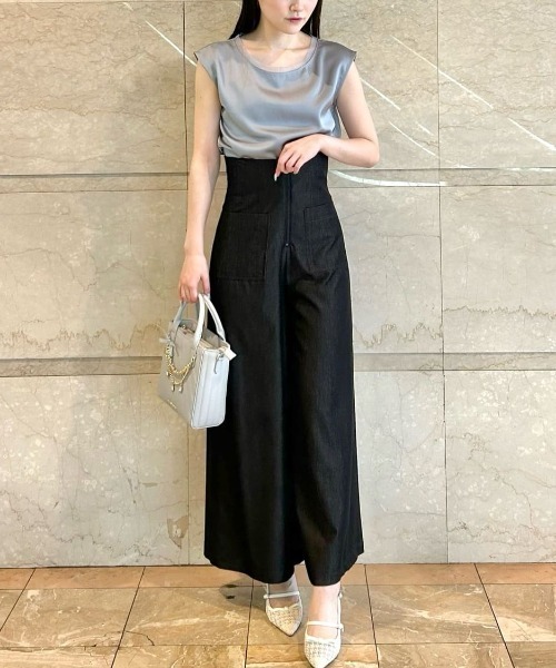 セール】◇シアートリムサテンブラウス（シャツ/ブラウス）｜JILL by