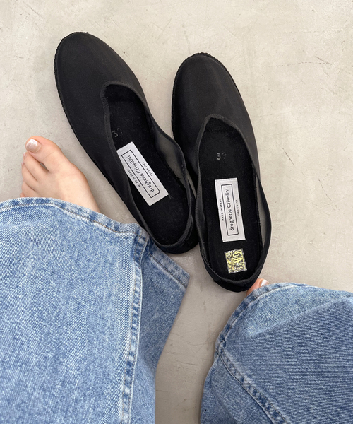 drogheria Crivellini（ドロゲリアクリベリーニ）の「【drogheria crivellini /ドロゲリア・クリベリーニ】tulle flat shoes（その他シューズ・レディース・ブラック・38/36/35/37）」の2枚目の写真