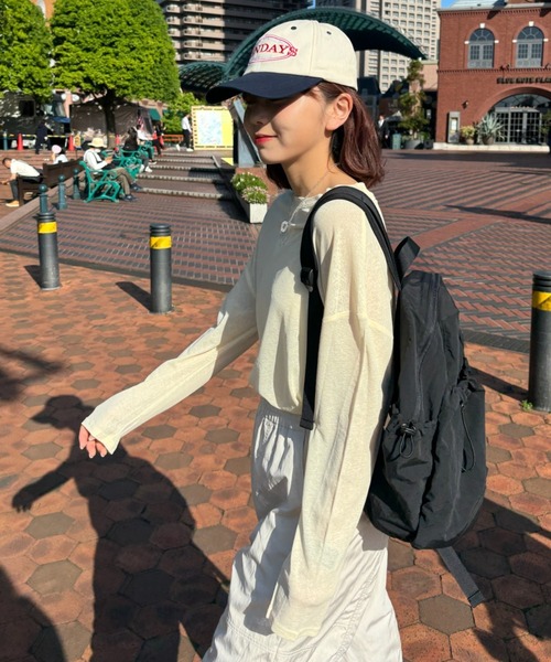 Birthday room(バースデイルーム)の「シアーカラートップス / sheer color tops(Tシャツ/カットソー・レディース・ピンク/イエロー/ブラック/ライトブルー・FREE)」の18枚目の写真